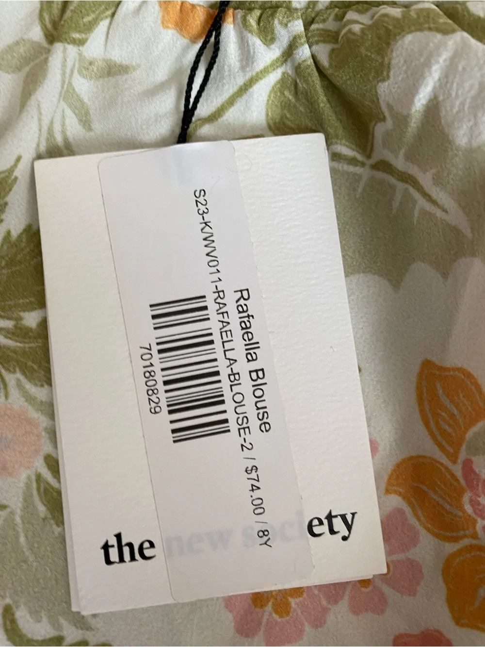 NWT the New society  Top Sz 8Y